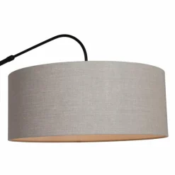 Lampes En Tissu-Luminaires Steinhauer Applique murale Steinhauer Gramineus Gris, Noir, 1 lumière