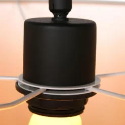 Lampes En Tissu-Luminaires Steinhauer Applique murale Steinhauer Gramineus Gris, Noir, 1 lumière