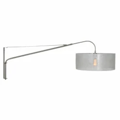 Lampes En Tissu-Luminaires Steinhauer Applique murale Steinhauer Gramineus Acier inoxydable, Argenté, 1 lumière