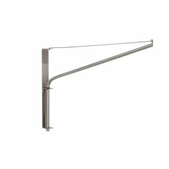 Lampes En Tissu-Luminaires Steinhauer Applique murale Steinhauer Gramineus Acier inoxydable, Argenté, 1 lumière