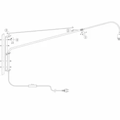 Lampes En Tissu-Luminaires Steinhauer Applique murale Steinhauer Gramineus Acier inoxydable, Argenté, 1 lumière