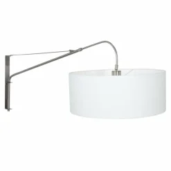 Lampes En Tissu-Luminaires Steinhauer Applique murale Steinhauer Gramineus Acier inoxydable, Blanc, 1 lumière