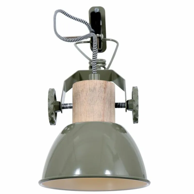 Lampes Industrielles-Luminaires Steinhauer Applique murale Steinhauer Gearwood Vert, 1 lumière