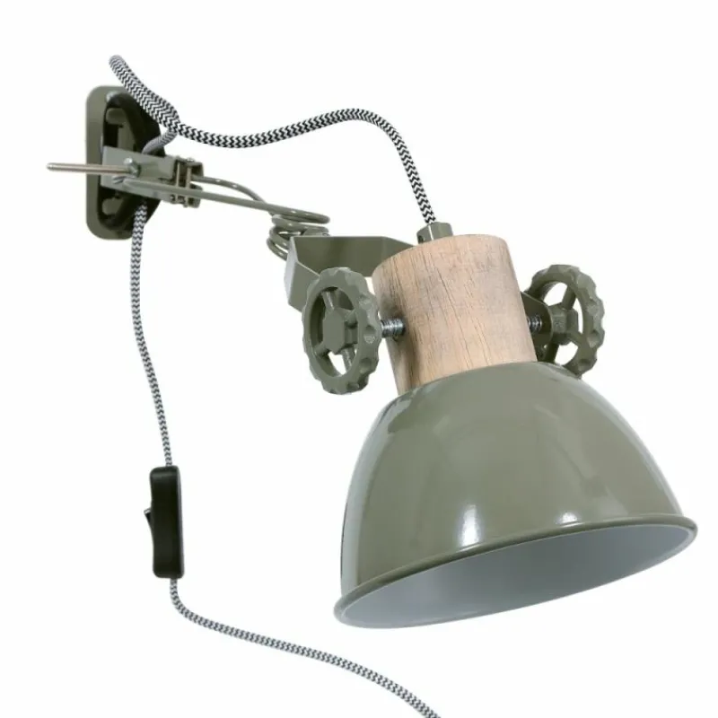 Lampes Industrielles-Luminaires Steinhauer Applique murale Steinhauer Gearwood Vert, 1 lumière