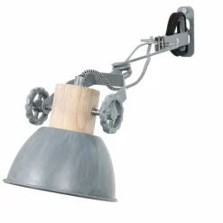 Lampes Industrielles-Luminaires Steinhauer Applique murale Steinhauer Gearwood Gris, 1 lumière