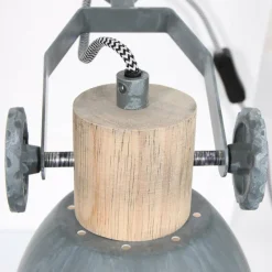 Lampes Industrielles-Luminaires Steinhauer Applique murale Steinhauer Gearwood Gris, 1 lumière