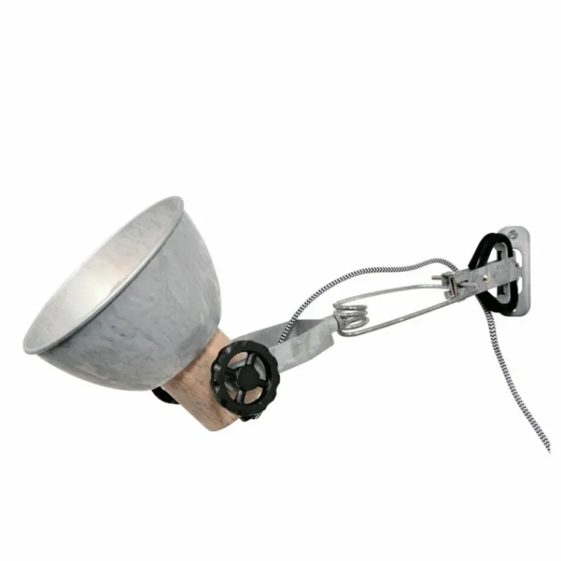 Lampes Industrielles-Luminaires Steinhauer Applique murale Steinhauer Gearwood Nickel mat, 1 lumière
