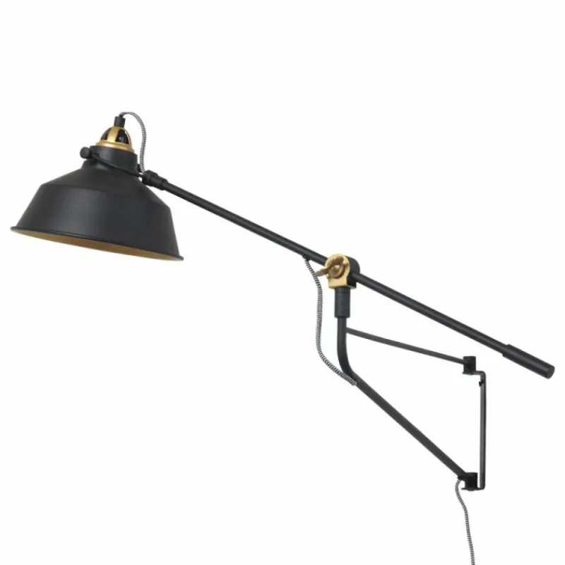 Lampes Dorées-Luminaires Steinhauer Applique murale Steinhauer Or, Noir, 1 lumière