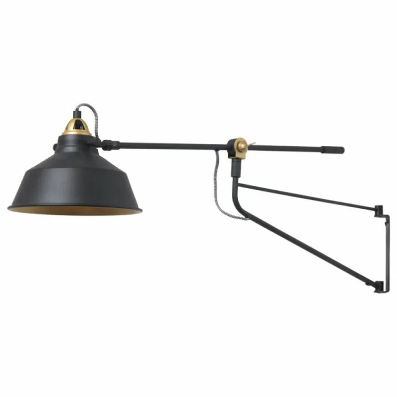 Lampes Dorées-Luminaires Steinhauer Applique murale Steinhauer Or, Noir, 1 lumière