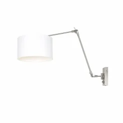 Lampes En Tissu-Luminaires Steinhauer Applique murale Steinhauer Prestige Chic Acier brossé, 1 lumière
