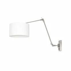 Lampes En Tissu-Luminaires Steinhauer Applique murale Steinhauer Prestige Chic Acier brossé, 1 lumière