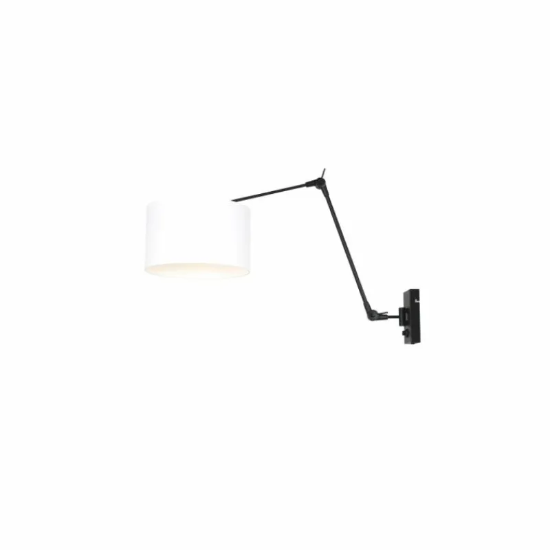 Lampes En Tissu-Luminaires Steinhauer Applique murale Steinhauer Prestige Chic Noir, 1 lumière