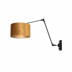 Lampes En Tissu-Luminaires Steinhauer Applique murale Steinhauer Prestige Chic Noir, 1 lumière