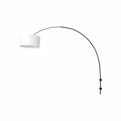 Lampes En Tissu-Luminaires Steinhauer Applique murale Steinhauer Sparkled Light Noir, 1 lumière