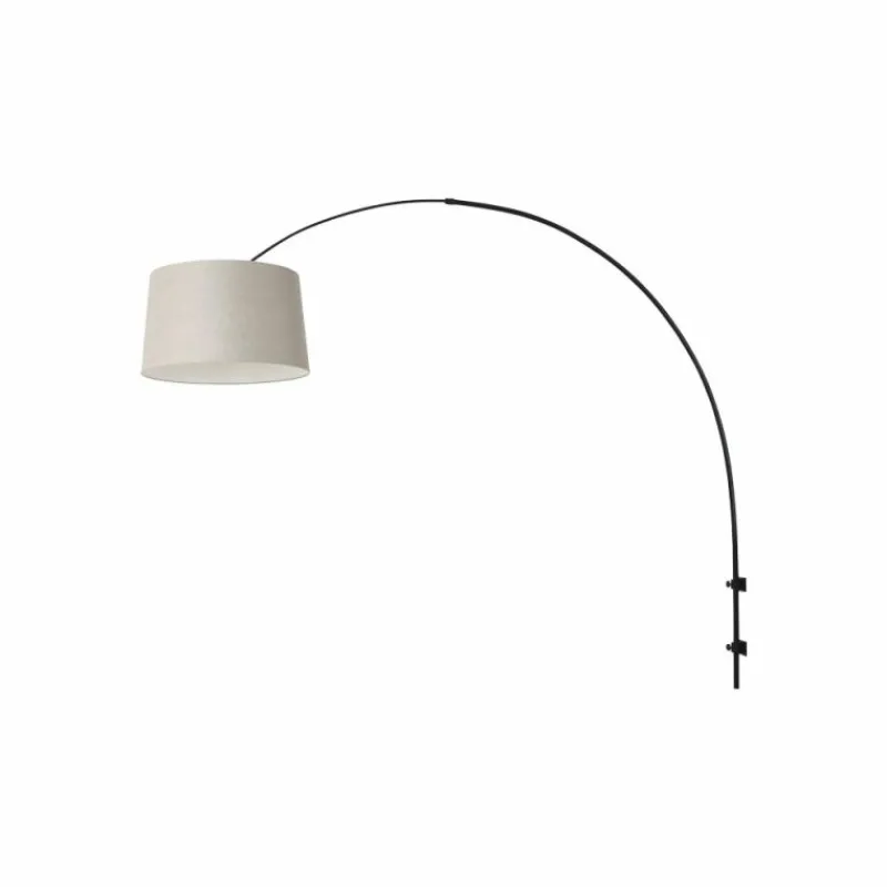 Lampes En Tissu-Luminaires Steinhauer Applique murale Steinhauer Sparkled Light Noir, 1 lumière