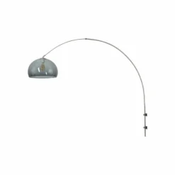 Suspension Verre Fumé-Luminaires Steinhauer Applique murale Steinhauer Sparkled Light Acier brossé, 1 lumière