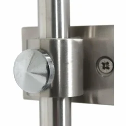 Suspension Verre Fumé-Luminaires Steinhauer Applique murale Steinhauer Sparkled Light Acier brossé, 1 lumière