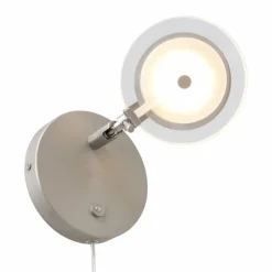 Luminaires Steinhauer Applique murale Steinhauer Turound LED Acier inoxydable, 1 lumière