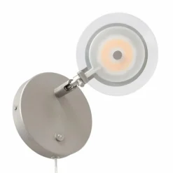Luminaires Steinhauer Applique murale Steinhauer Turound LED Acier inoxydable, 1 lumière