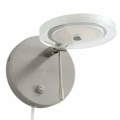 Luminaires Steinhauer Applique murale Steinhauer Turound LED Acier inoxydable, 1 lumière
