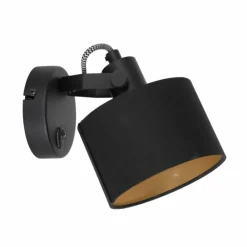 Lampes En Tissu-Luminaires Steinhauer Applique murale Steinhauer Ornoir Noir, 1 lumière