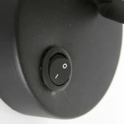 Lampes En Tissu-Luminaires Steinhauer Applique murale Steinhauer Ornoir Noir, 1 lumière