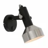Luminaires Steinhauer Applique murale Steinhauer Acier Noir, 1 lumière* Spots Et Projecteurs