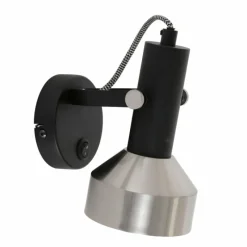 Luminaires Steinhauer Applique murale Steinhauer Acier Noir, 1 lumière* Spots Et Projecteurs