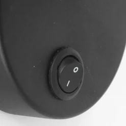 Luminaires Steinhauer Applique murale Steinhauer Acier Noir, 1 lumière* Spots Et Projecteurs