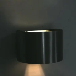 Luminaires Steinhauer Applique murale Steinhauer Muro LED Noir, 1 lumière* Éclairage Led