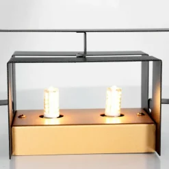 Luminaires Steinhauer Applique murale Steinhauer Muro LED Noir, 2 lumières* Éclairage Led