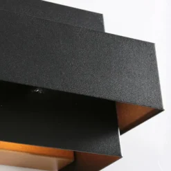 Luminaires Steinhauer Applique murale Steinhauer Muro LED Noir, 2 lumières* Éclairage Led