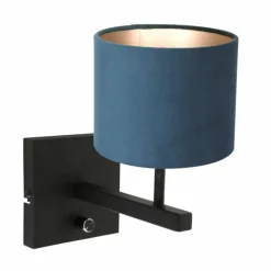 Lampes En Tissu-Luminaires Steinhauer Applique murale Steinhauer Stang Noir, 1 lumière