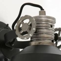 Luminaires Steinhauer Applique murale Steinhauer Sprocket Noir, 1 lumière* Appliques