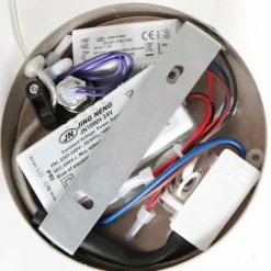 Suspension Verre Fumé-Luminaires Steinhauer Applique murale Steinhauer Turound LED Acier brossé, 1 lumière