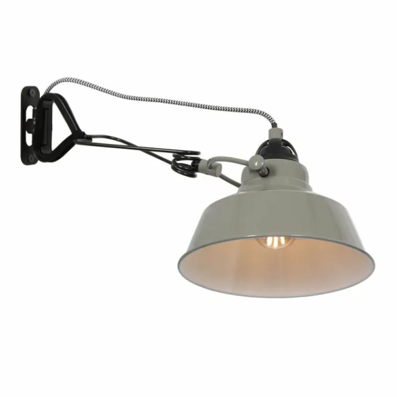Lampes Industrielles-Luminaires Steinhauer Applique murale Steinhauer Nové Noir, 1 lumière