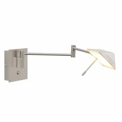 Luminaires Steinhauer Applique murale Steinhauer Retina LED Acier brossé, 1 lumière* Éclairage Led