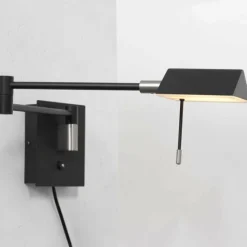 Luminaires Steinhauer Applique murale Steinhauer Retina LED Noir, 1 lumière* Éclairage Led