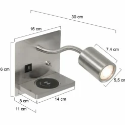 Luminaires Steinhauer Applique murale Steinhauer Upround LED, 1 lumière* Appliques