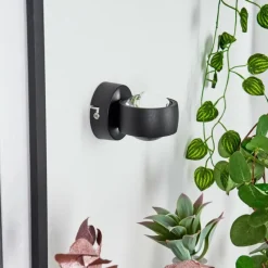 hofstein Applique murale Stong LED Noir, 1 lumière