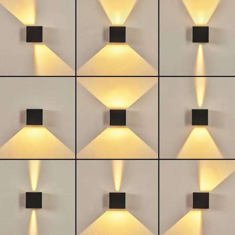 hofstein Applique murale Strandaa LED Noir, 2 lumières