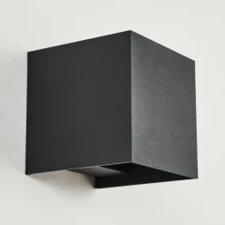 hofstein Applique murale Strandaa LED Noir, 2 lumières