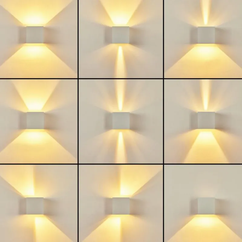 hofstein Applique murale Strandaa LED Blanc, 2 lumières