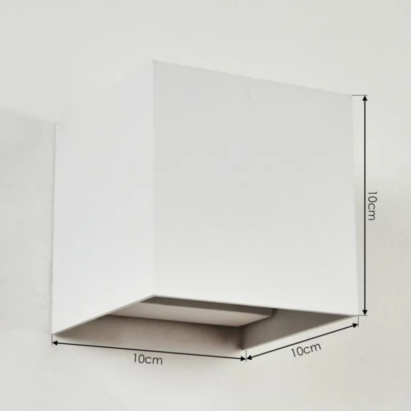 hofstein Applique murale Strandaa LED Blanc, 2 lumières