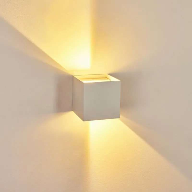 hofstein Applique murale Strandaa LED Blanc, 2 lumières