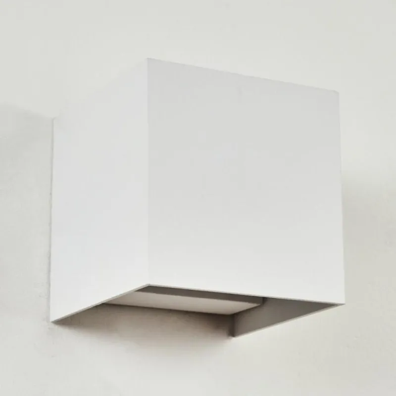 hofstein Applique murale Strandaa LED Blanc, 2 lumières