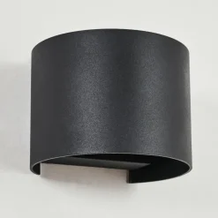 hofstein Applique murale Strandaa LED Noir, 2 lumières