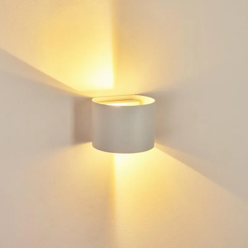 hofstein Applique murale Strandaa LED Blanc, 2 lumières