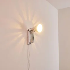 hofstein Applique murale Stranderott Chrome, Blanc, 1 lumière