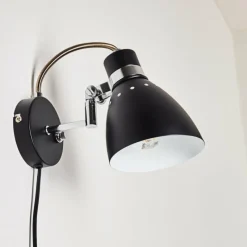 hofstein Applique murale Stranderott Noir, 1 lumière